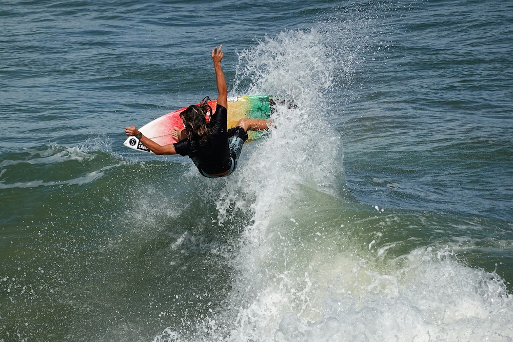 Man surfing in Florida waters